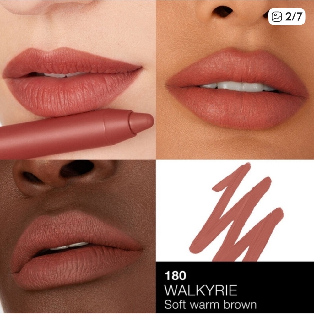 New! NARS Powermatte Lip Liner - Walkyrie Soft Brown